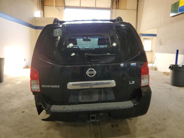 5N1AR18W17C634012 - 2007 NISSAN PATHFINDER LE შავი ფოტო 6