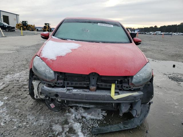 WVWDB7AJ1DW122770 - 2013 VOLKSWAGEN GOLF RED photo 5