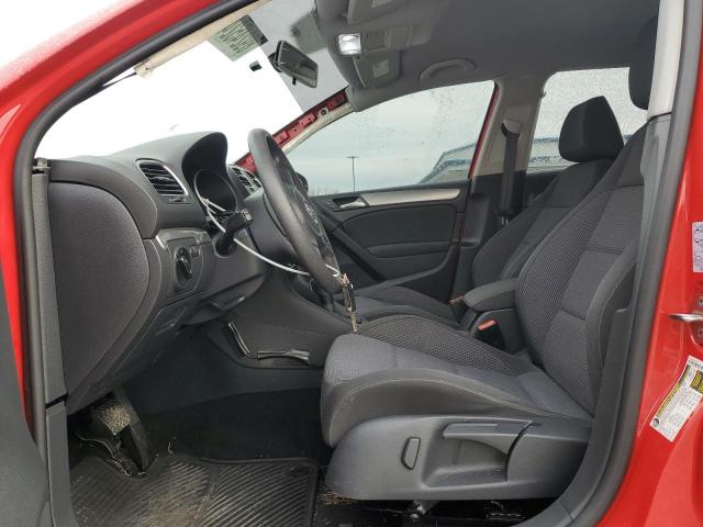 WVWDB7AJ1DW122770 - 2013 VOLKSWAGEN GOLF RED photo 7