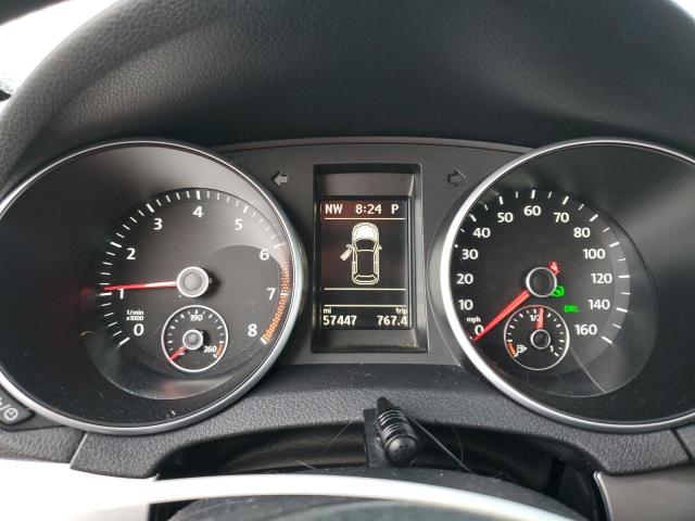 WVWDB7AJ1DW122770 - 2013 VOLKSWAGEN GOLF RED photo 9