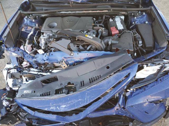 4T1G11AK0RU233024 - 2024 TOYOTA CAMRY SE NIGHT SHADE BLUE photo 11