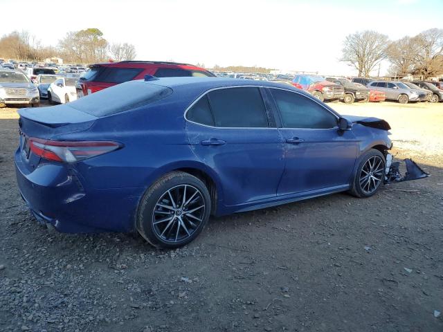 4T1G11AK0RU233024 - 2024 TOYOTA CAMRY SE NIGHT SHADE BLUE photo 3