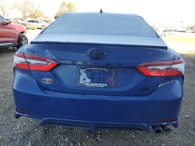 4T1G11AK0RU233024 - 2024 TOYOTA CAMRY SE NIGHT SHADE BLUE photo 6