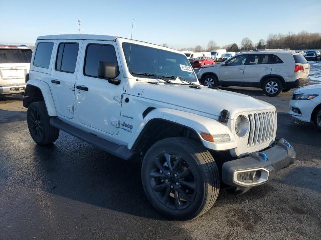1C4JJXP68NW270943 - 2022 JEEP WRANGLER U SAHARA 4XE WHITE photo 4