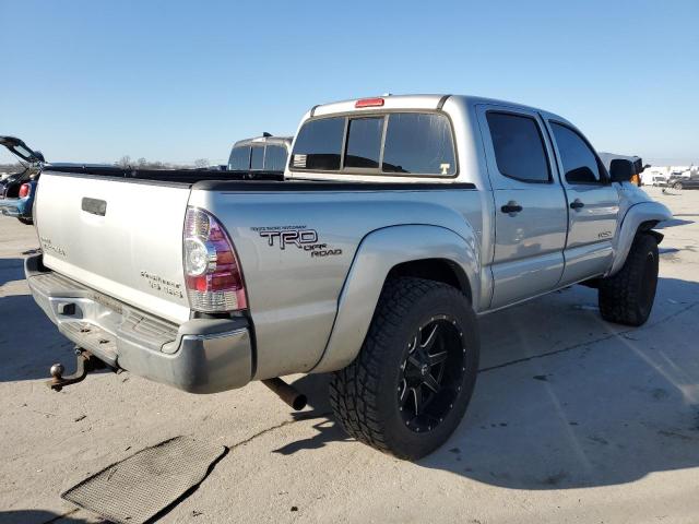 5TEJU4GN5AZ726827 - 2010 TOYOTA TACOMA DOUBLE CAB PRERUNNER SILVER photo 3