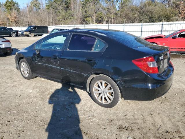 2HGFB2F86CH604022 - 2012 HONDA CIVIC EX 黑色 照片 2