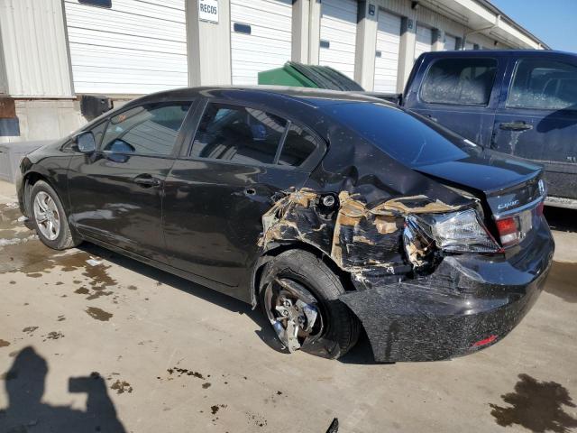 2HGFB2F59DH555308 - 2013 HONDA CIVIC LX CHARCOAL photo 2