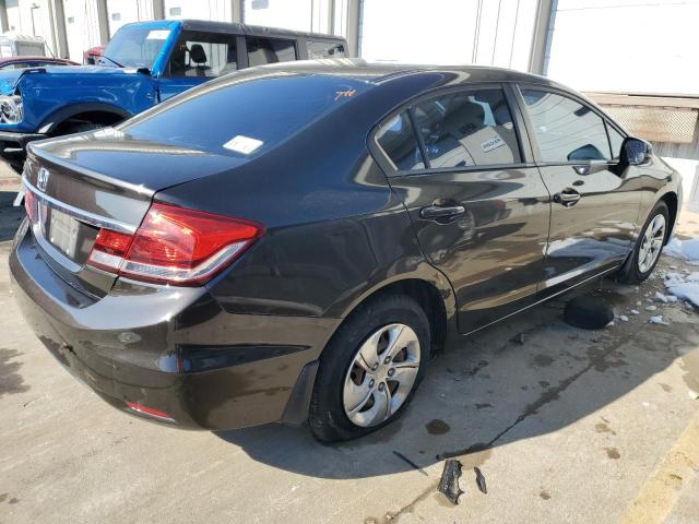 2HGFB2F59DH555308 - 2013 HONDA CIVIC LX CHARCOAL photo 3
