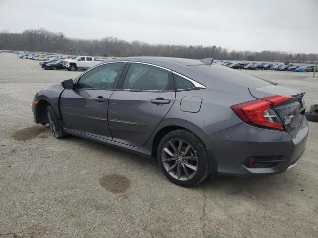 19XFC1F75KE012750 - 2019 HONDA CIVIC EXL GRAY photo 2