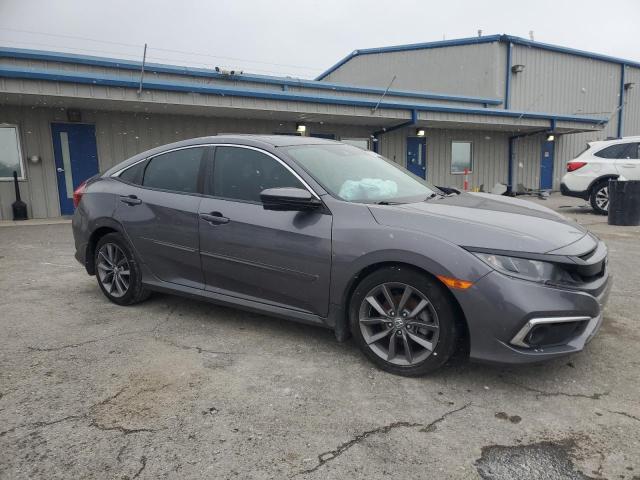 19XFC1F75KE012750 - 2019 HONDA CIVIC EXL GRAY photo 4