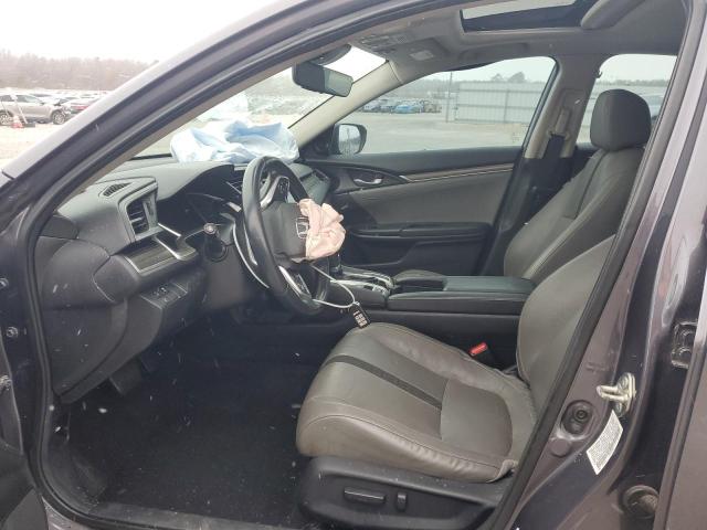 19XFC1F75KE012750 - 2019 HONDA CIVIC EXL GRAY photo 7