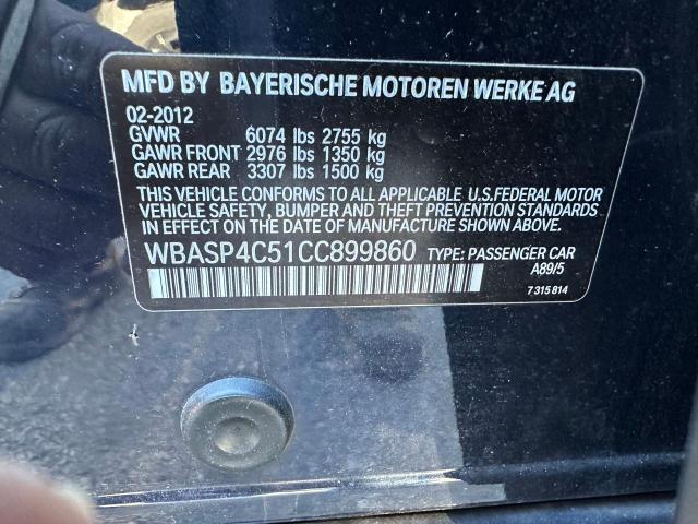 WBASP4C51CC899860 - 2012 BMW 550 XIGT BLUE photo 10