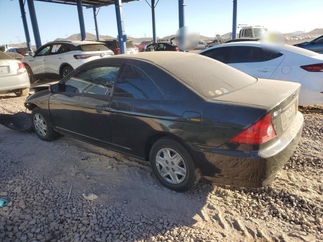 1HGEM21195L078734 - 2005 HONDA CIVIC DX VP BLACK photo 2