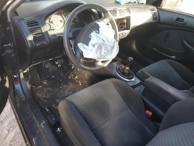 1HGEM21195L078734 - 2005 HONDA CIVIC DX VP BLACK photo 8