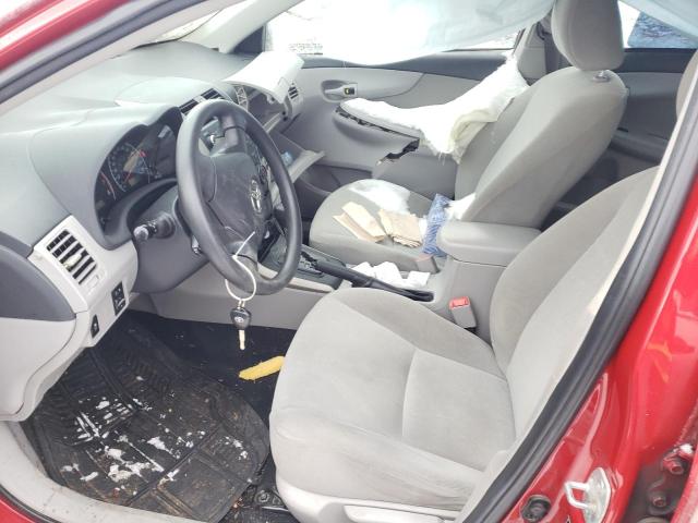 2T1BU4EE1BC674434 - 2011 TOYOTA COROLLA BASE წითელი ფოტო 7