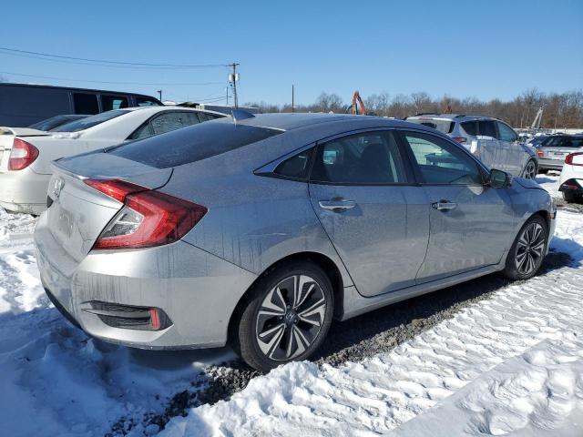 19XFC1F74JE200819 - 2018 HONDA CIVIC EXL ვერცხლისფერი ფოტო 3