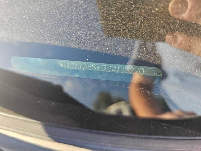 1G1JA5SH2D4195270 - 2013 CHEVROLET SONIC LS 白色 照片 10