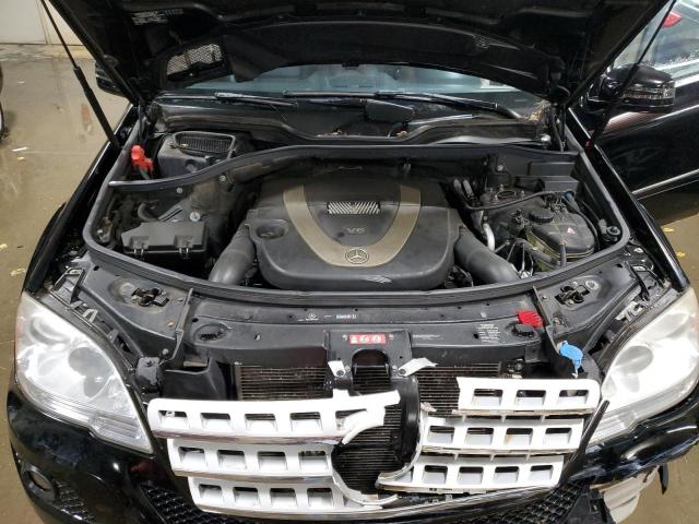 4JGBB8GB2BA705464 - 2011 MERCEDES-BENZ ML 350 4MATIC BLACK photo 11