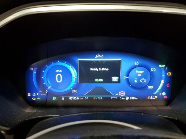 1FMCU0LZXMUA87704 - 2021 FORD ESCAPE TITANIUM Siyah fotoğraf 9