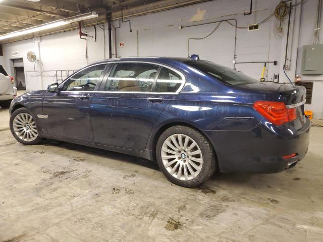 WBAKC8C57BC432489 - 2011 BMW 750 LXI BLUE photo 2