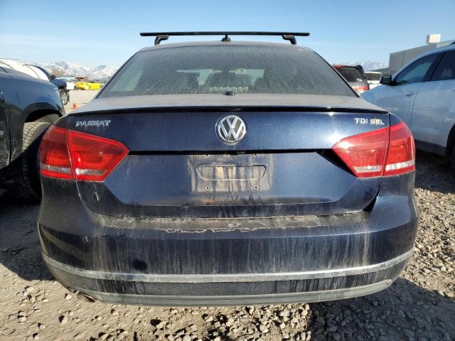 1VWCN7A3XEC030271 - 2014 VOLKSWAGEN PASSAT SEL BLUE photo 6