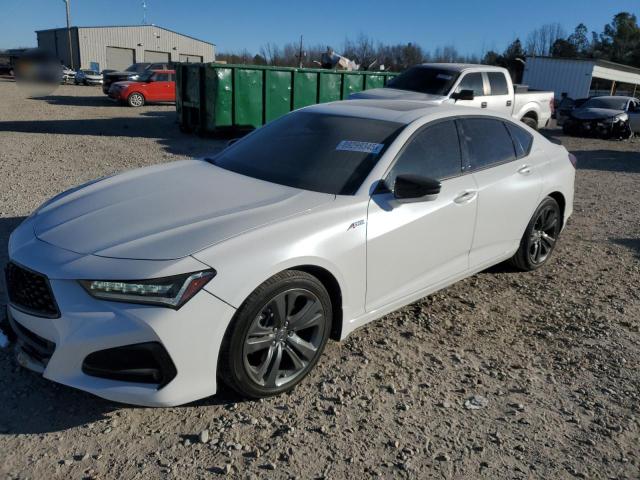 19UUB5F56MA013607 - 2021 ACURA TLX TECH A WHITE photo 1