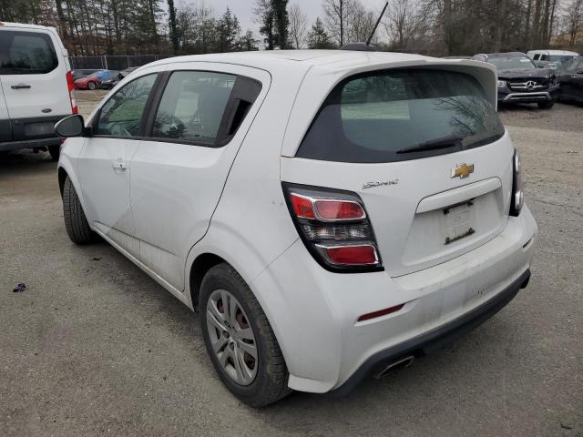 1G1JG6SH6J4131667 - 2018 CHEVROLET SONIC WHITE photo 2