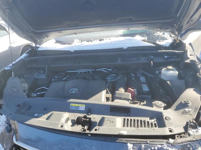 5TDHZRBH2MS078993 - 2021 TOYOTA HIGHLANDER XLE GRAY photo 12