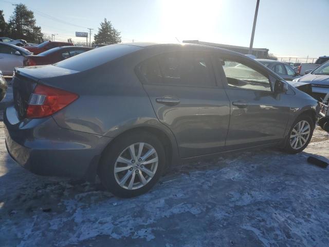 19XFB2F9XCE016479 - 2012 HONDA CIVIC EXL ნაცრისფერი ფოტო 3