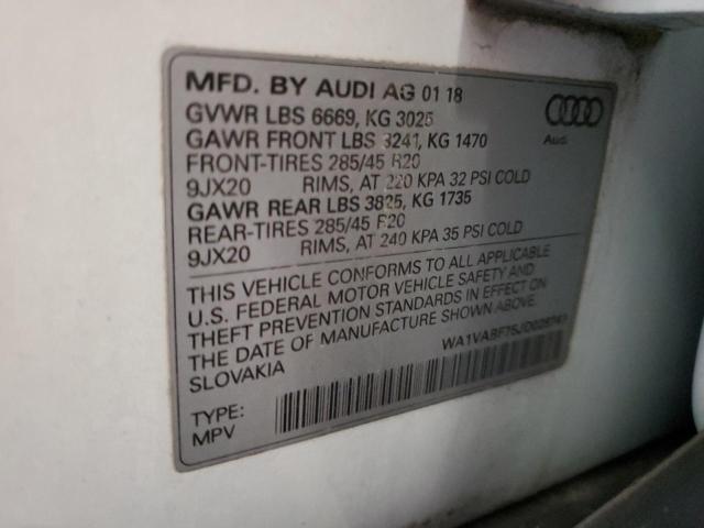 WA1VABF75JD028741 - 2018 AUDI Q7 PRESTIGE 白色 照片 14