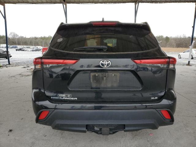 5TDGZRAH4LS027751 - 2020 TOYOTA HIGHLANDER XLE 黑色 照片 6