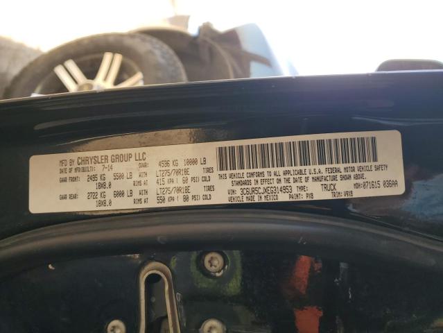 3C6UR5CJXEG314953 - 2014 RAM 2500 ST BLACK photo 12