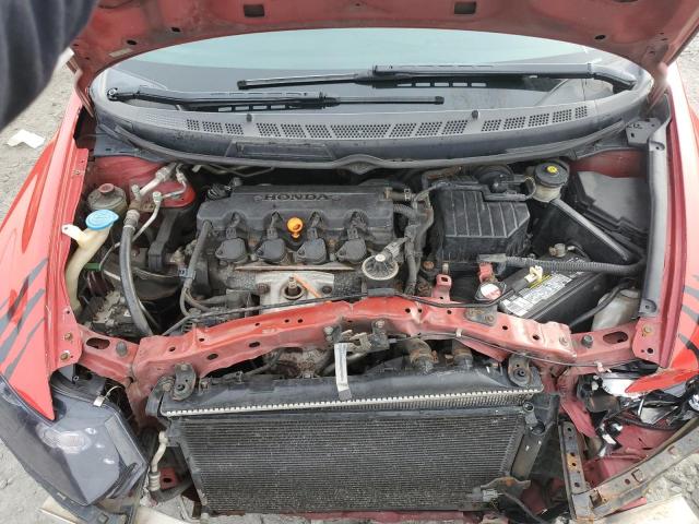 2HGFG1B86AH510012 - 2010 HONDA CIVIC EX RED photo 11