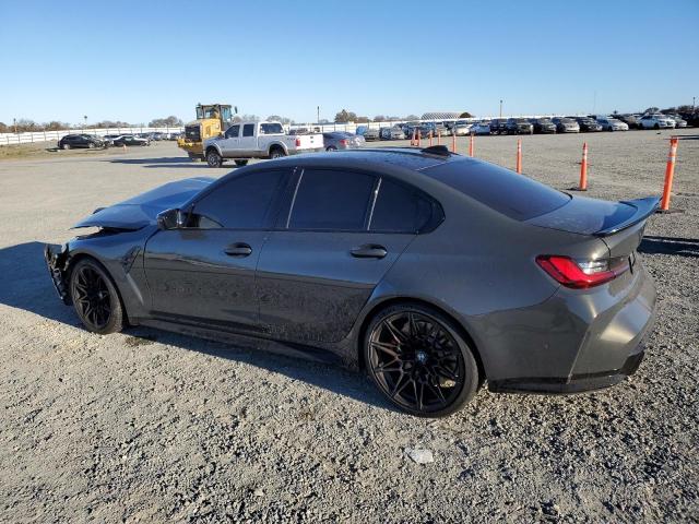 WBS33AY09NFL70536 - 2022 BMW M3 COMPETITION GRAY photo 2