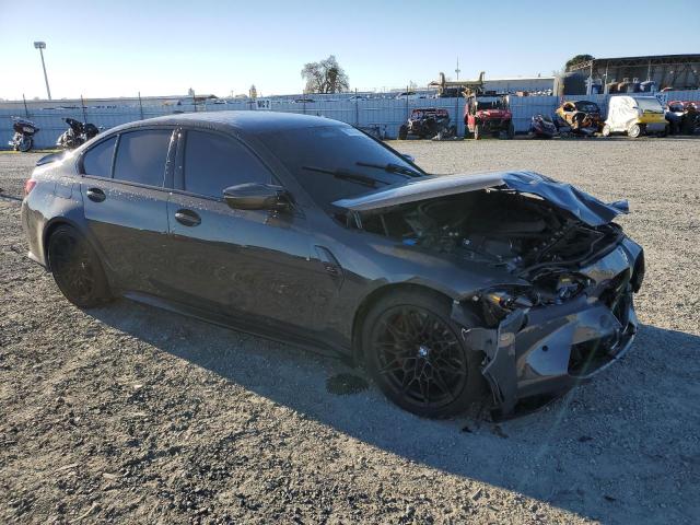 WBS33AY09NFL70536 - 2022 BMW M3 COMPETITION GRAY photo 4