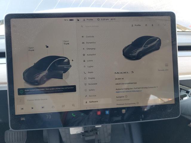 5YJ3E1EA8PF661146 - 2023 TESLA MODEL 3 Boz foto 9