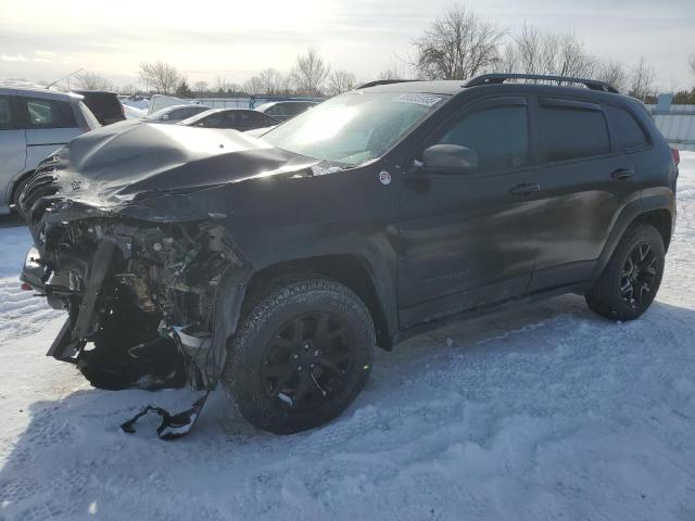1C4PJMBS4HW566530 - 2017 JEEP CHEROKEE TRAILHAWK BLACK photo 1