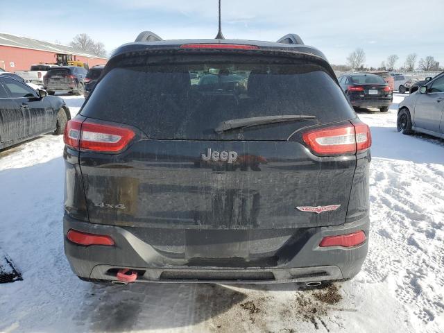 1C4PJMBS4HW566530 - 2017 JEEP CHEROKEE TRAILHAWK BLACK photo 6