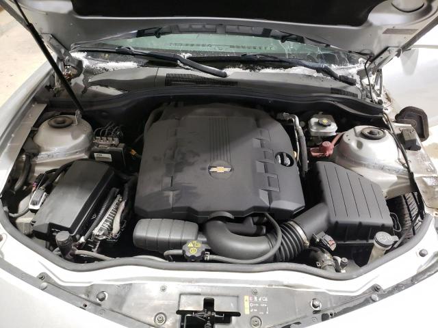 2G1FE1E3XC9172446 - 2012 CHEVROLET CAMARO LS SILVER photo 11
