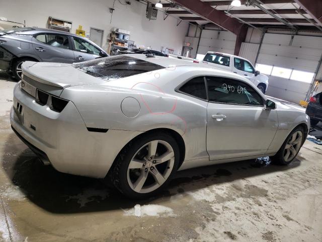 2G1FE1E3XC9172446 - 2012 CHEVROLET CAMARO LS SILVER photo 3