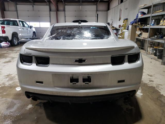 2G1FE1E3XC9172446 - 2012 CHEVROLET CAMARO LS SILVER photo 6