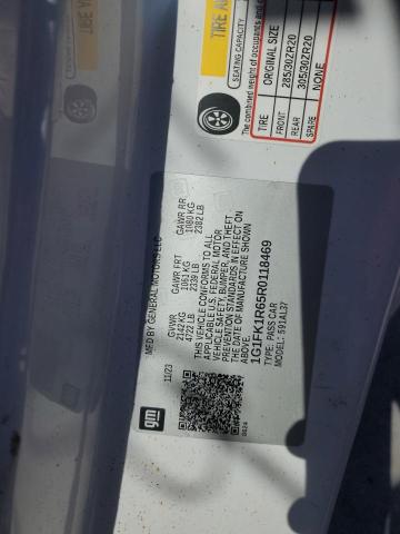 1G1FK1R65R0118469 - 2024 CHEVROLET CAMARO ZL1 白色 照片 12