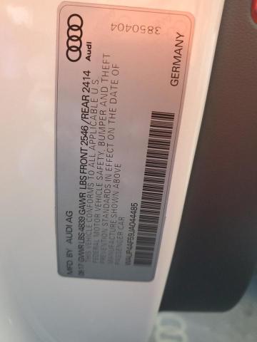 WAUP4AF59JA044485 - 2018 AUDI S5 PREMIUM PLUS 白色 照片 12