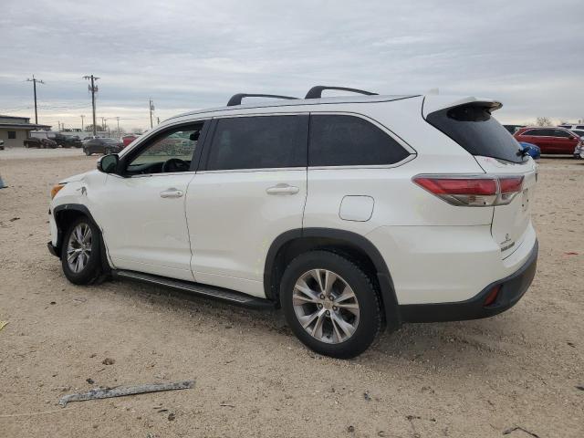 5TDKKRFH4FS053424 - 2015 TOYOTA HIGHLANDER XLE 白色 照片 2