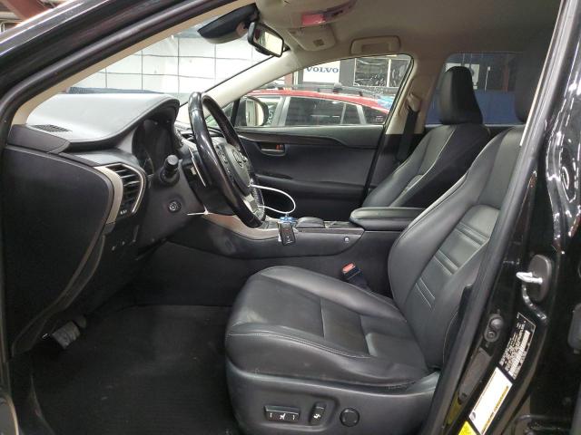 JTJDARBZ9M2196882 - 2021 LEXUS NX 300 BASE შავი ფოტო 7