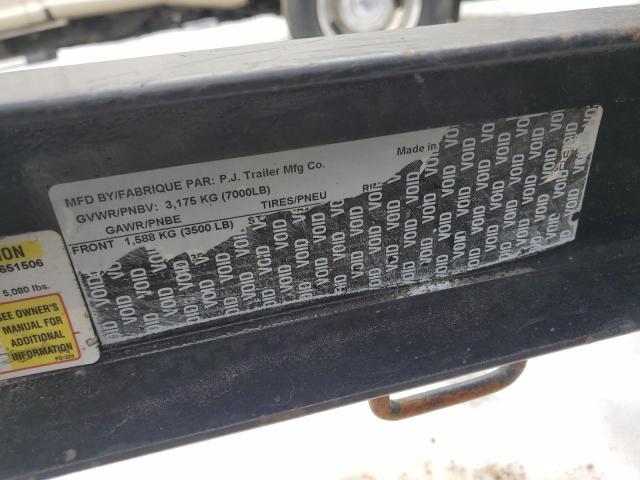 3CV1U2022P2651506 - 2023 PJ TRAILER BLACK photo 10