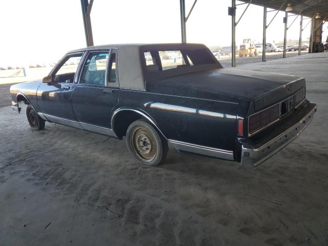 1G1BU51E0KA157859 - 1989 CHEVROLET CAPRICE CLASSIC BROUGHAM BLACK photo 2