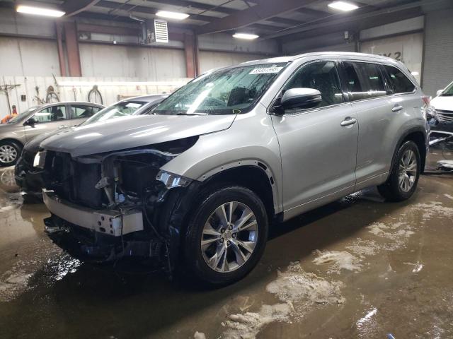 5TDJKRFH6ES018183 - 2014 TOYOTA HIGHLANDER XLE 银色 照片 1