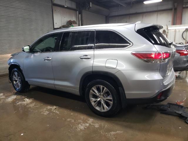 5TDJKRFH6ES018183 - 2014 TOYOTA HIGHLANDER XLE 银色 照片 2