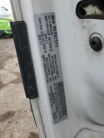 ZFBHRFBB5K6N43163 - 2019 RAM PROMASTER SLT WHITE photo 13